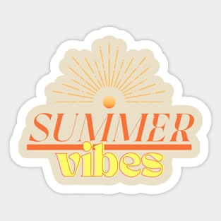 Summer Vibes Sticker